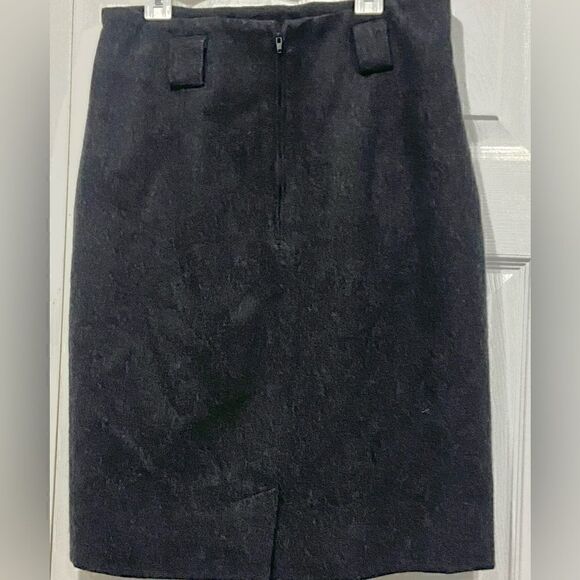 Vintage Bugatchi Linea Donna Classica wool and polyester skirt size 4 - Picture 3 of 14